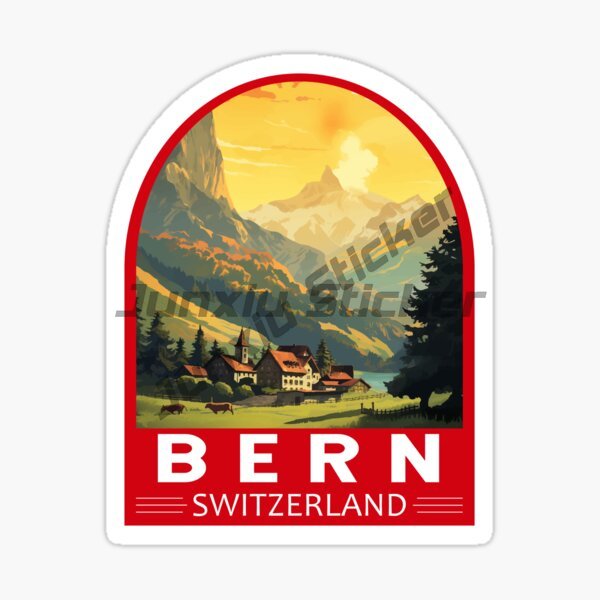 BERN SWITZERLAND Flag Car Stic - огляд і ціна Laptop Accessories Wholesale