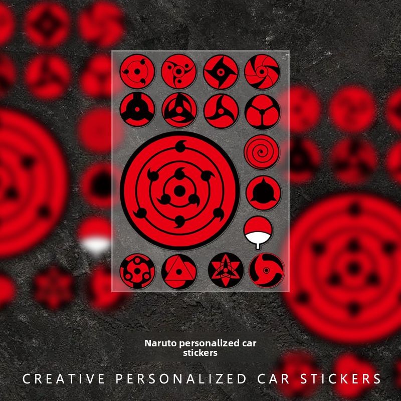 Sharingan Eye Die-cut Sticker  - огляд і ціна Laptop Accessories Wholesale