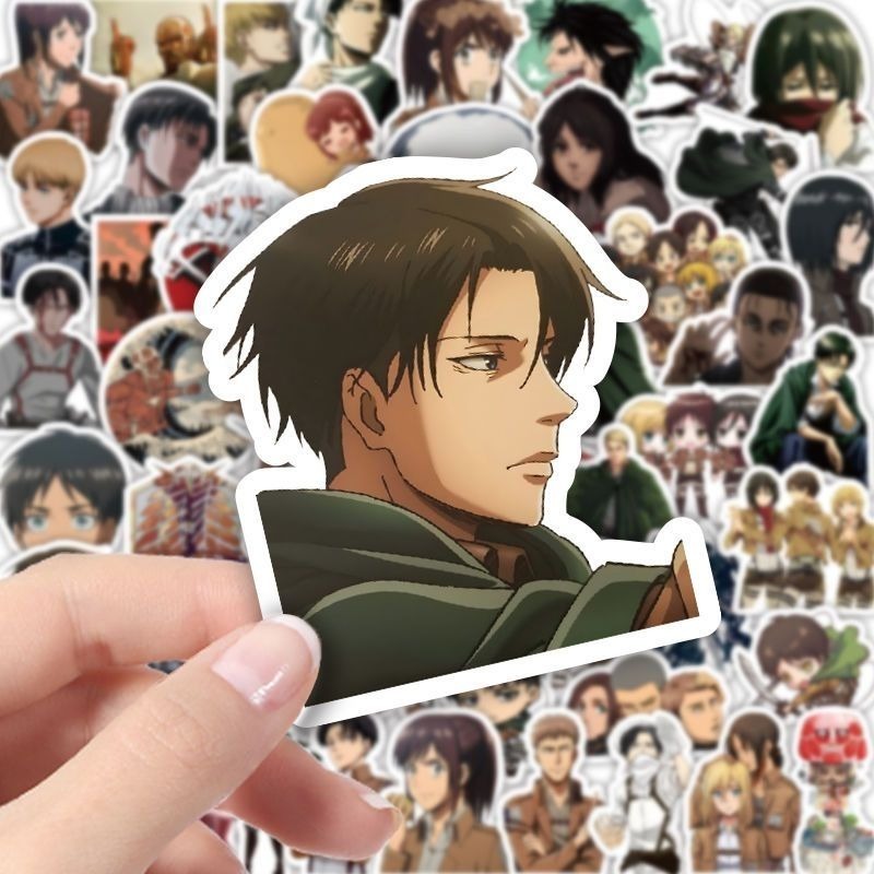 60Pcs Attack on Titan Anime St - огляд і ціна Laptop Accessories Wholesale