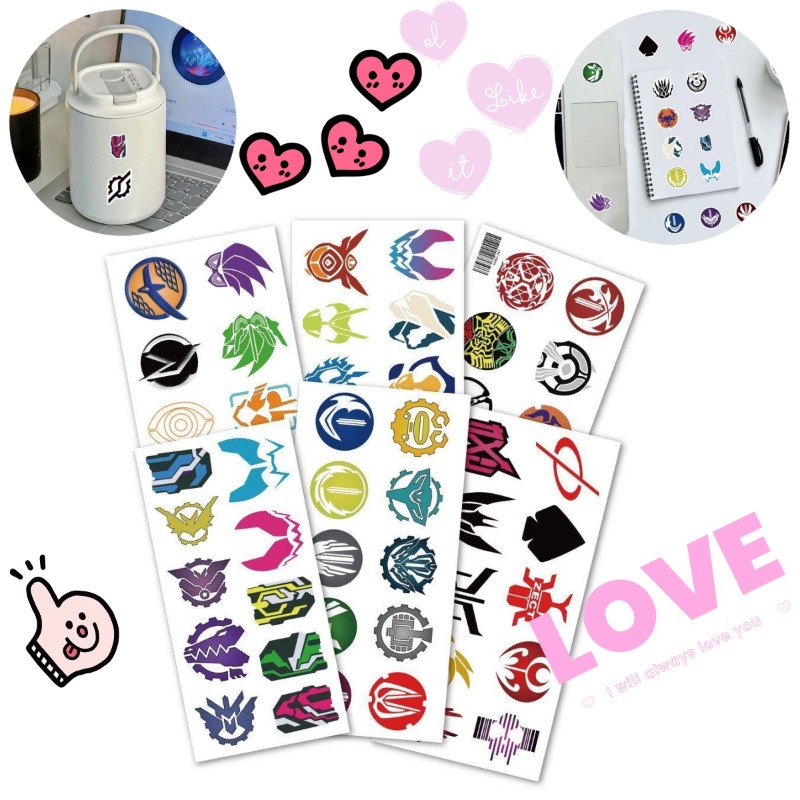 60 Sheets Kamen Rider Logo Sti - огляд і ціна Laptop Accessories Wholesale