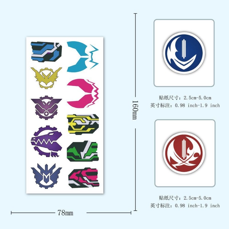 60 Sheets Kamen Rider Logo Sti - огляд і ціна Laptop Accessories Wholesale